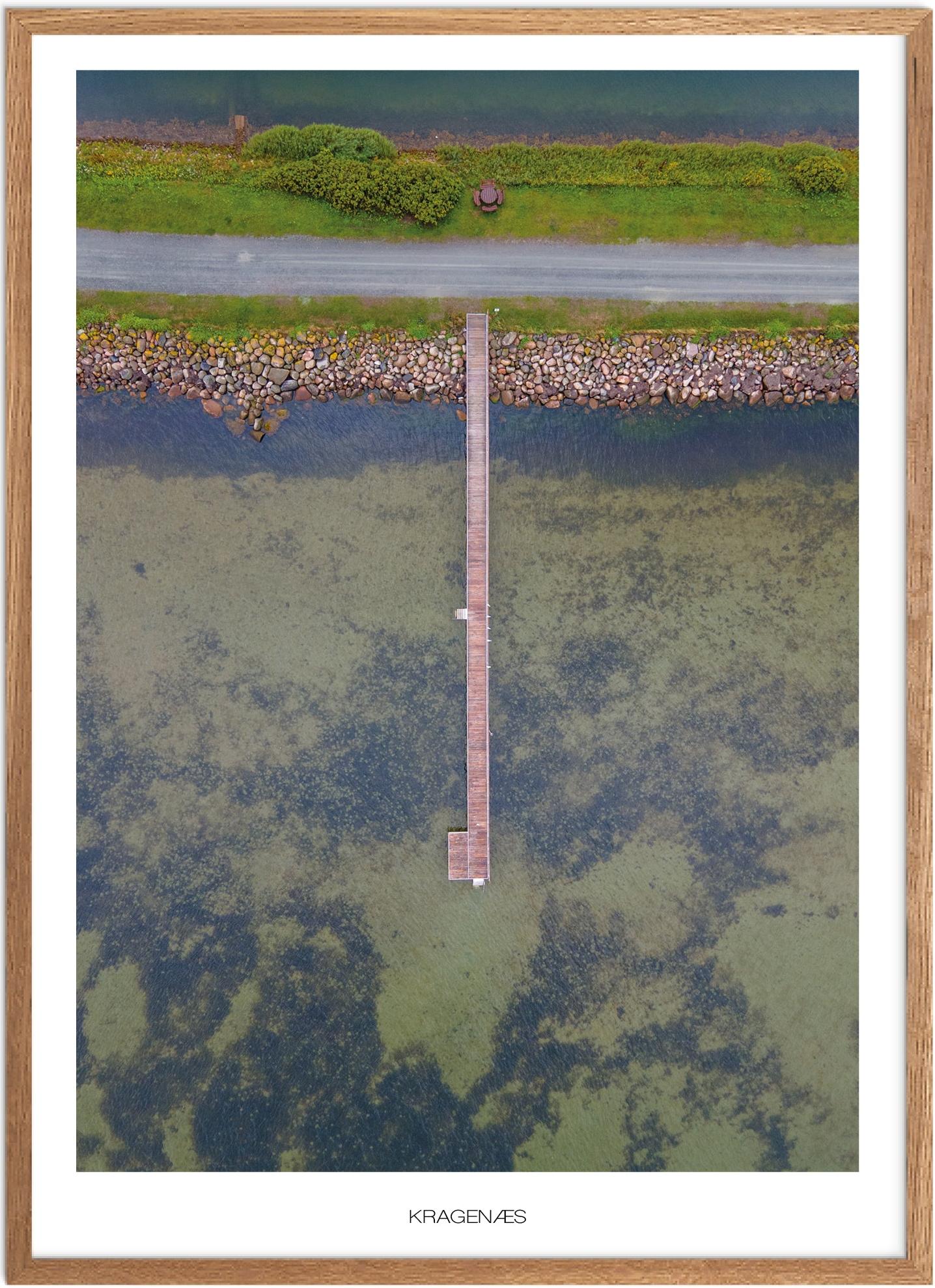 Plakat Kragenæs Naturplakat Plakater Lolland Og Falster Plakat Plakatsnedkeren Drone-plakater