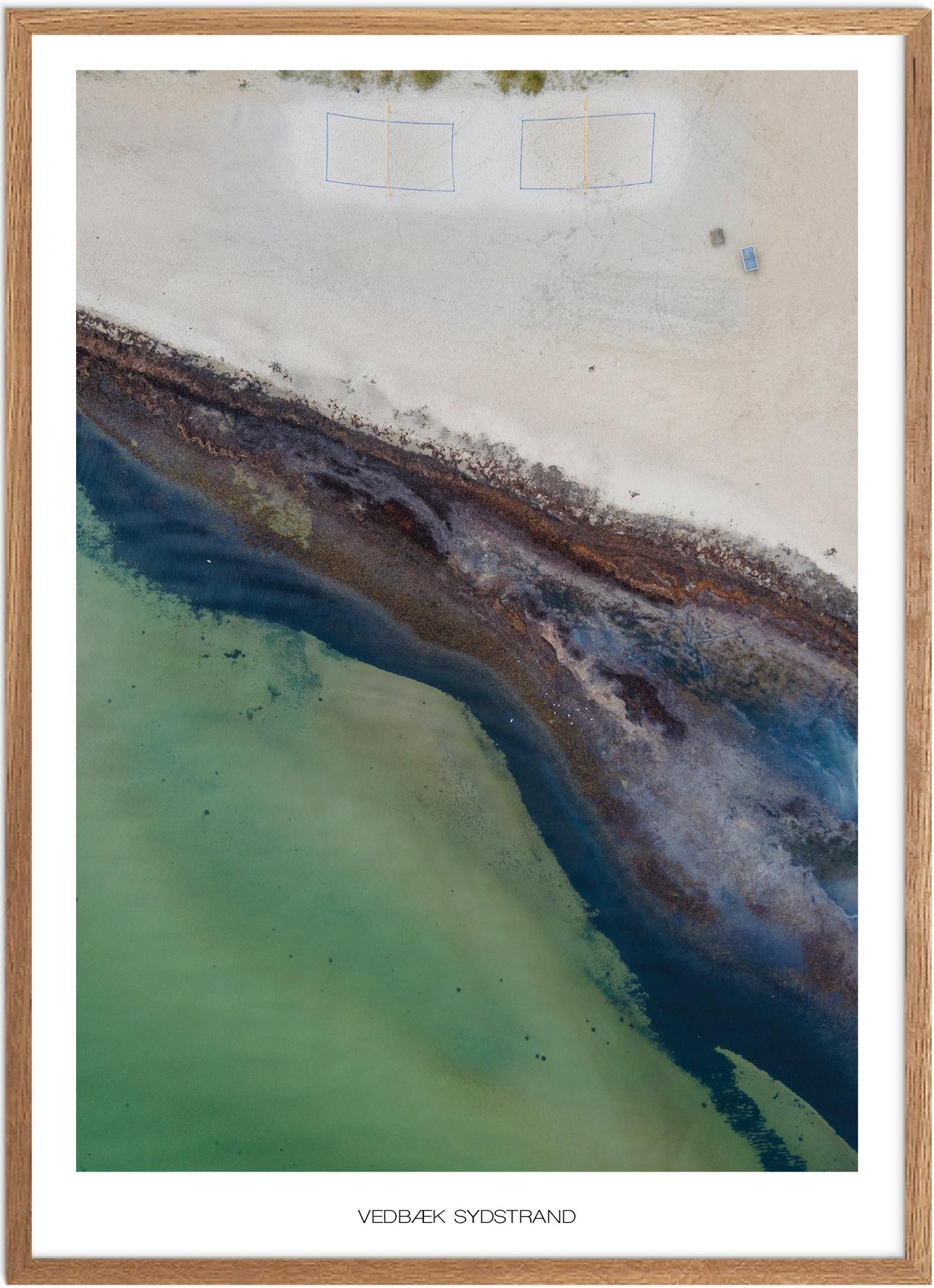 Plakat Vedbæk Naturplakat Plakater Nordsjælland Plakat Plakatsnedkeren Drone-plakater
