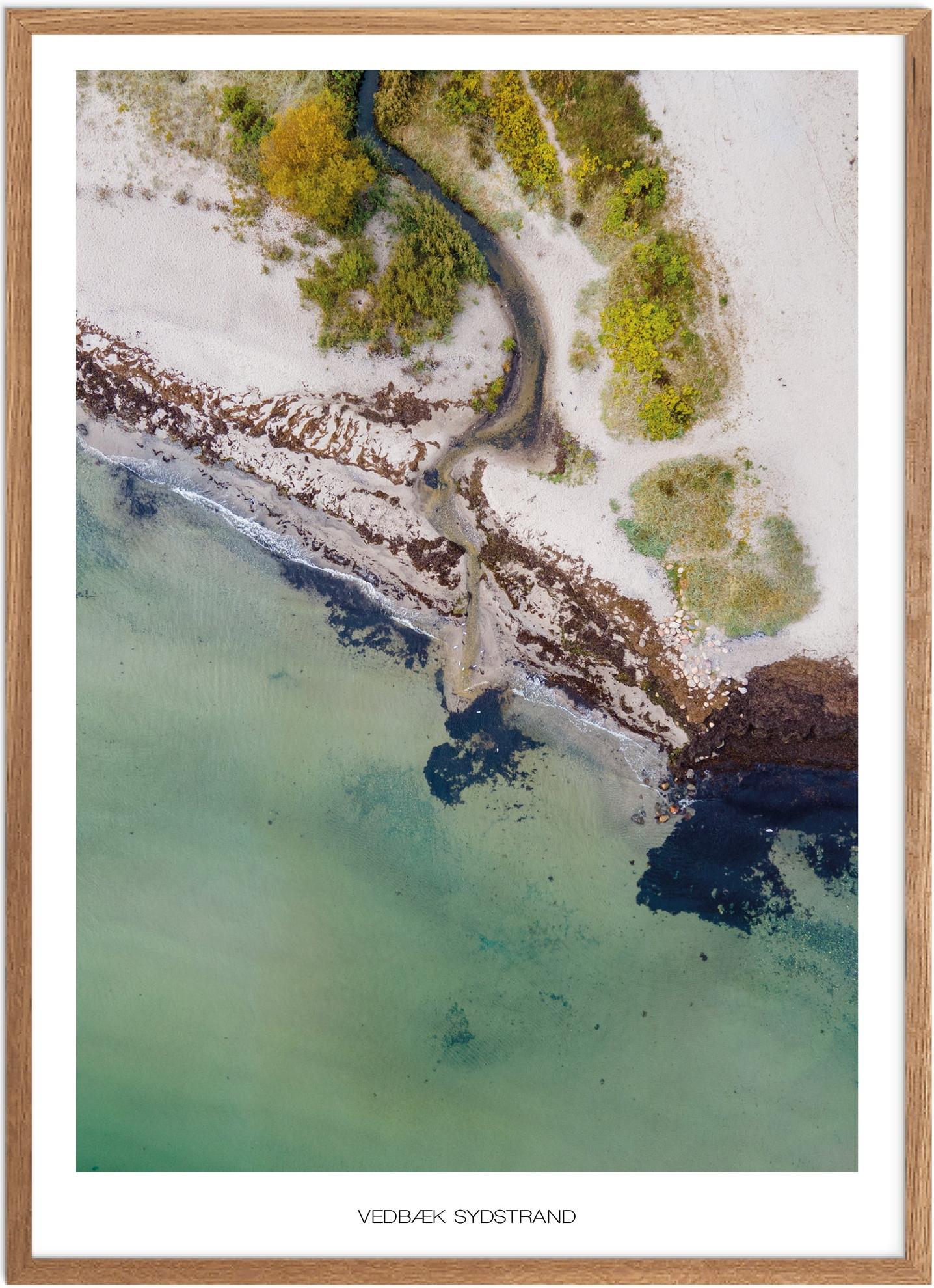 Plakat Vedbæk Naturplakat Plakater Nordsjælland Plakat Plakatsnedkeren Drone-plakater