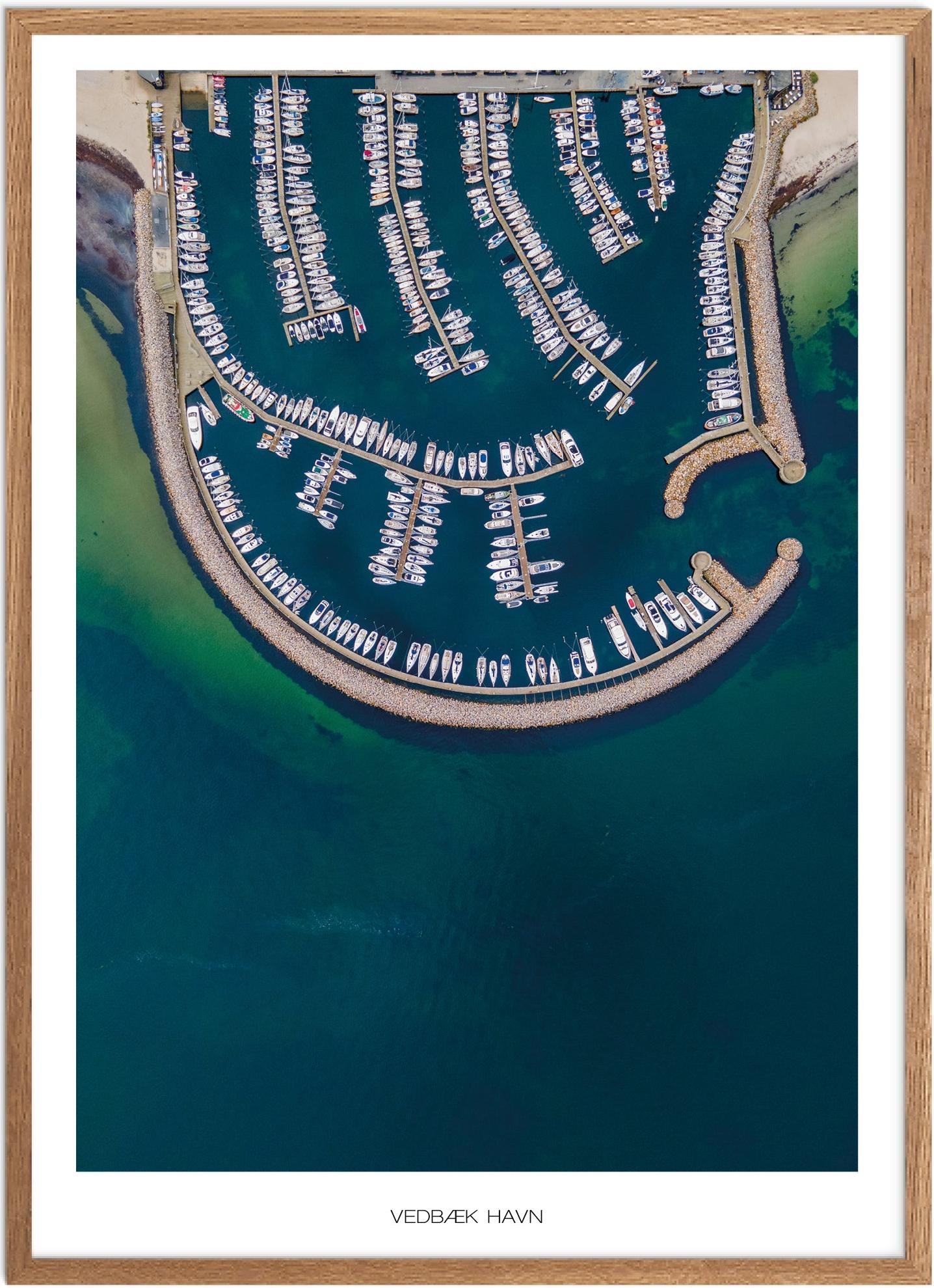 Plakat Vedbæk Naturplakat Plakater Nordsjælland Plakat Plakatsnedkeren Drone-plakater