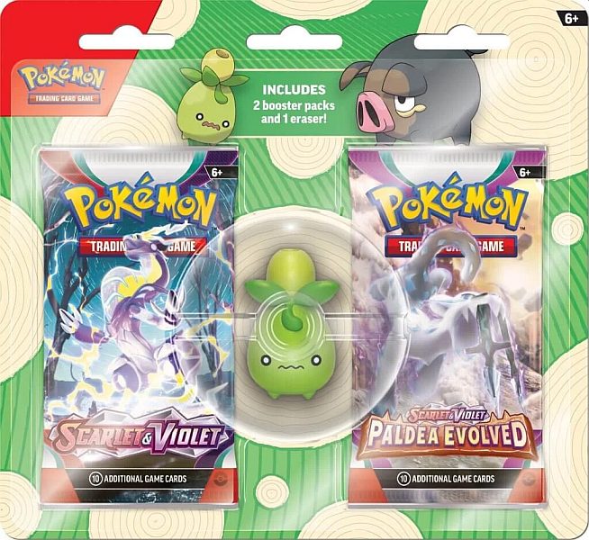 Pokemon Tilbage Til Skole 2023 Viskelæder Pakke: Smoliv