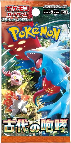 Pokémon Booster Pakke - Scarlet Violet Sv4k: Ancient Roar
