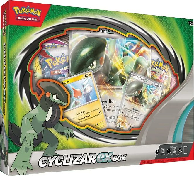 Pokemon Ex Box: Cyclizar Ex 2023 Boosters
