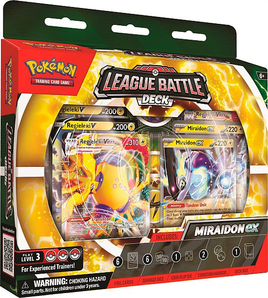 Pokémon League Battle Deck: Miraidon Ex 2023 Tilbud!