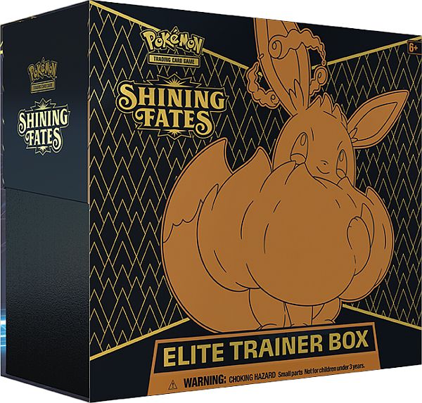 Pokémon Shining Fates Elite Trainer Box med 10 Booster Packs