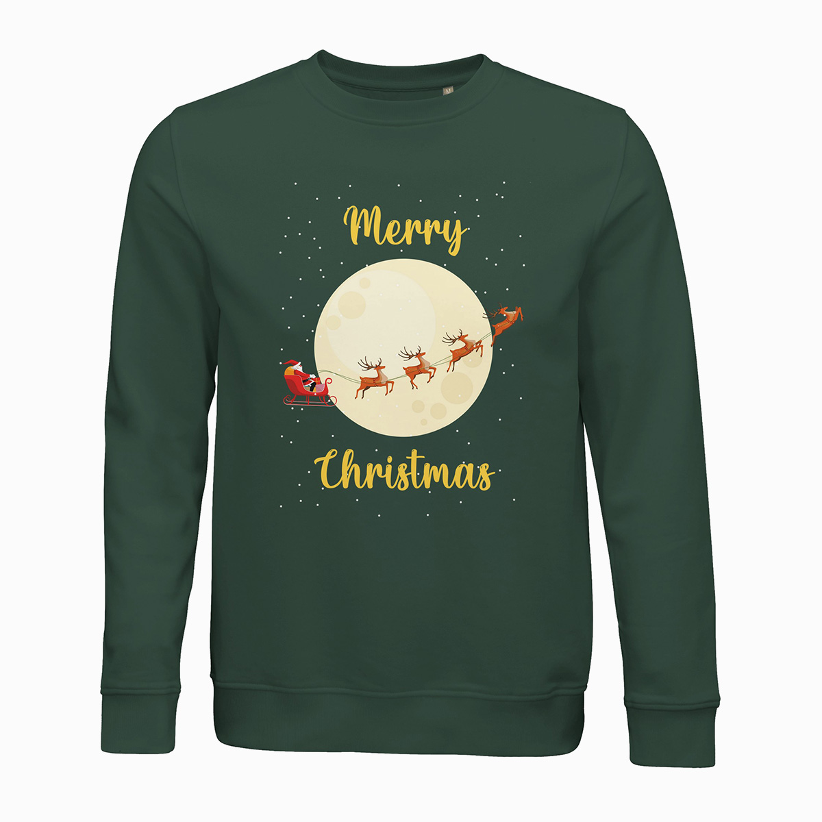 Jule Sweatshirt med Santa Slædetur – Unik Tilbud!