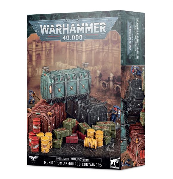 Scenery Battlezone: Manufactorum Munitorum Armoured Containers 99120199092 Do