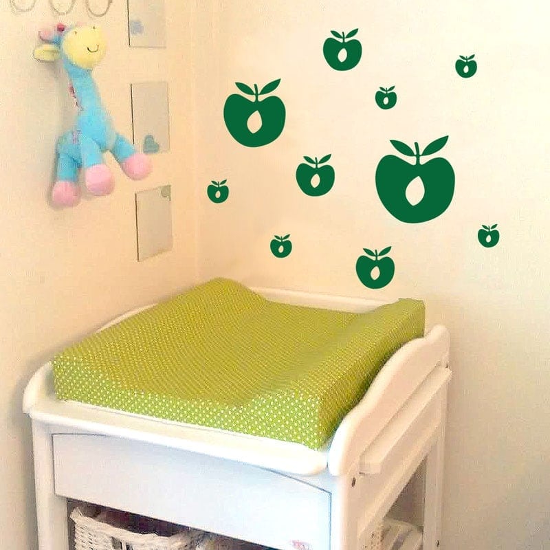 Småfolk Æbler Wallsticker til Børneværelset – Udsalg!