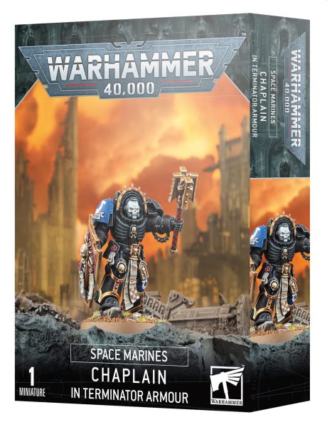 Space Marines Chaplain i Terminator Rustning - Udsalg!