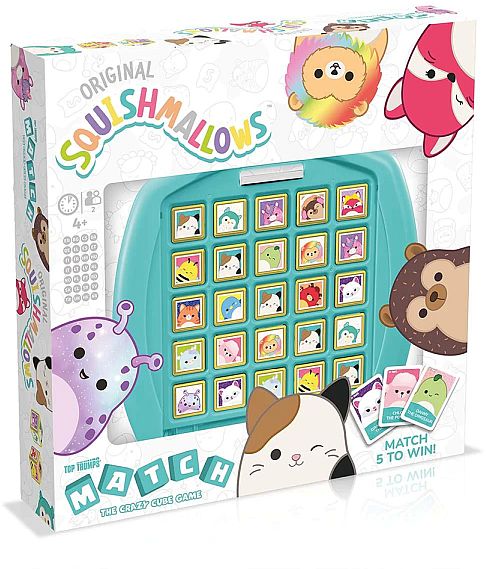 Squishmallows: Match Brætspil - Saml dit hold!