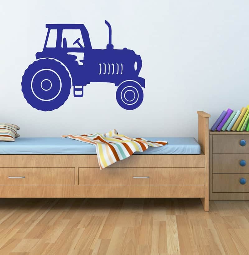 Traktor Wallsticker til drengeværelset – Sjov dekoration!