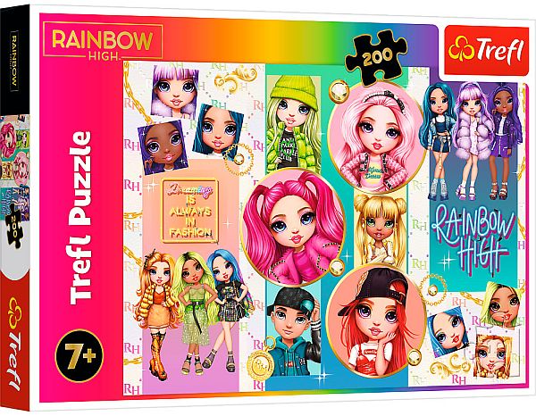 Trefl Puslespil - Rainbow High: Venskab 200 Brikker