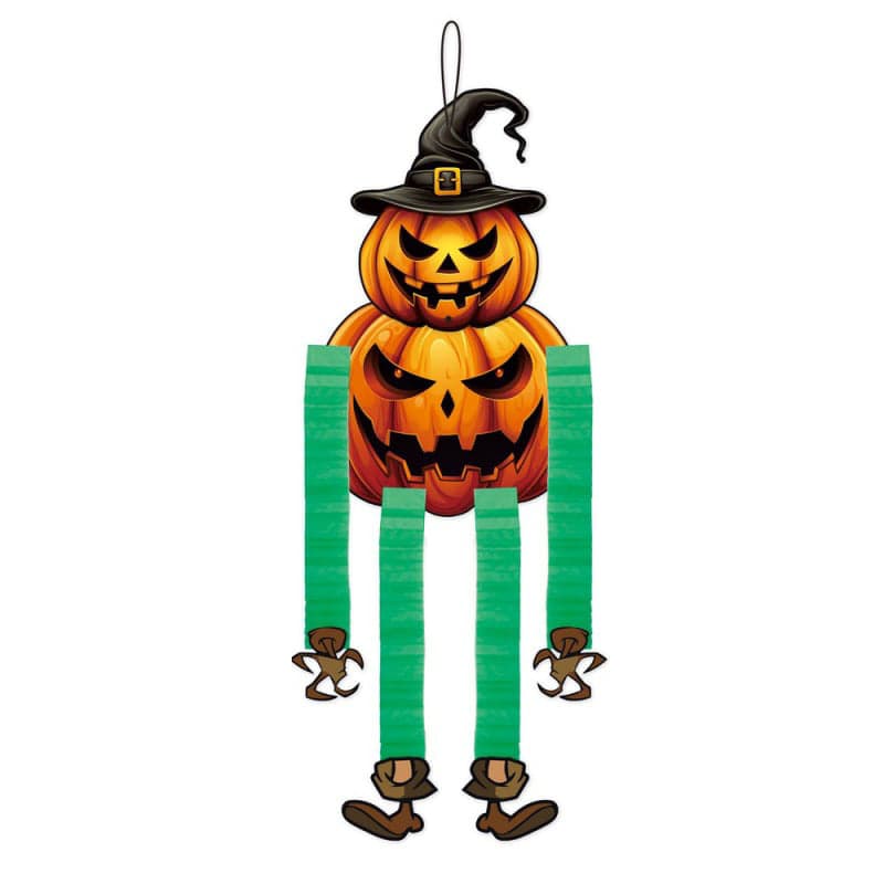 Skræmmende Halloween Græskar Honeycomb Dekoration