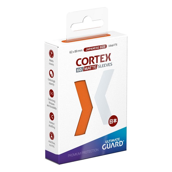 Ultimate Guard Cortex Kortlommer - Matte Orange 60 Stk.