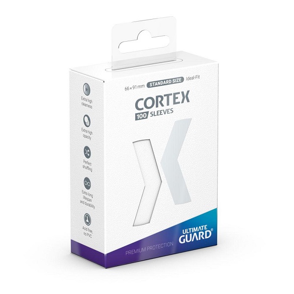 Ultimate Guard Cortex Kortlommer - 100 stk. Hvid