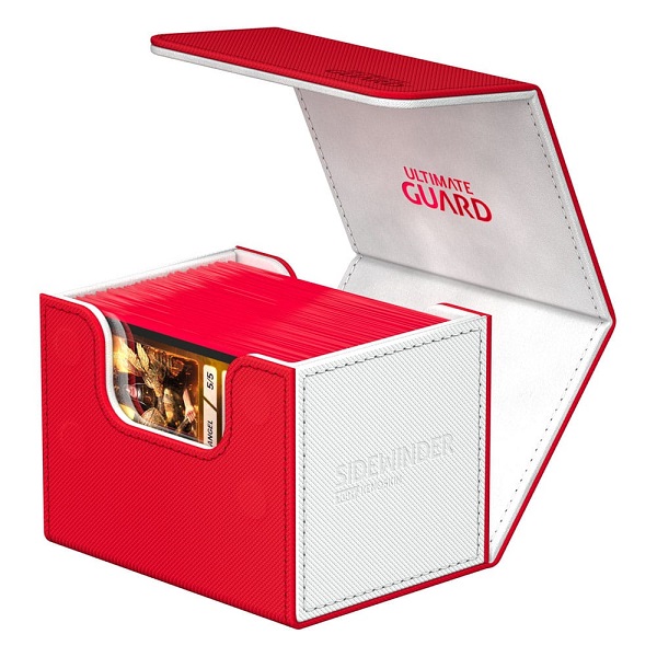 Ultimate Guard Sidewinder Deck Box 100+ Rød Hvid