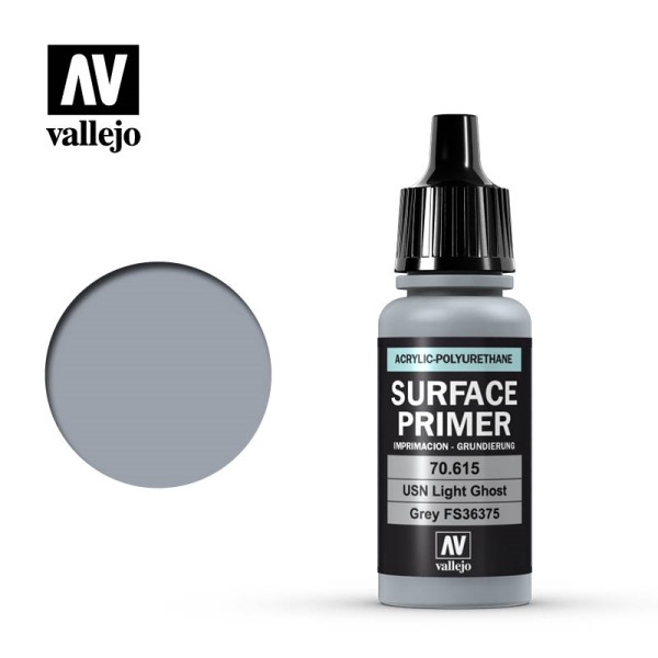 Vallejo Surface Primer Akryl-polyurethan: Usn Light Ghost Grey 17 ml