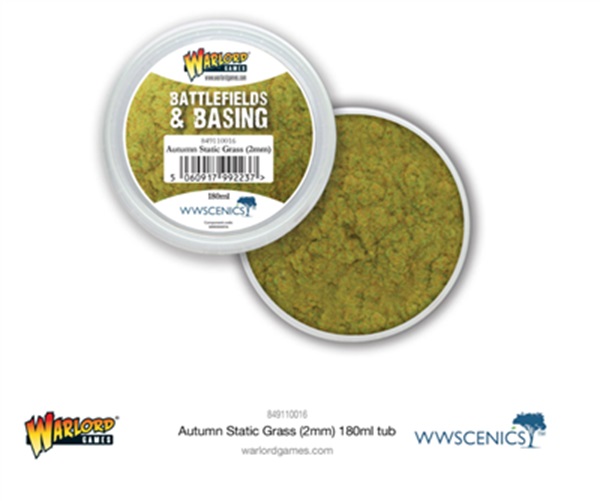 Warlord Scenics: Autumn 2mm Static Grass 180ml