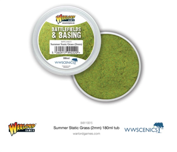 Warlord Scenics: Sommer 2mm Statisk Græs 180ml Tilbud
