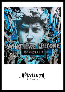 Hornsleth Kunsttryk 50x70 cm - Moderne Værk til Hjemmet