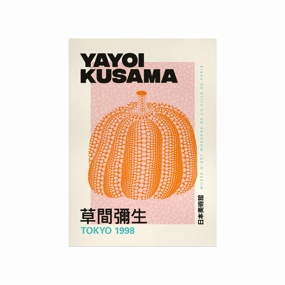 Yayoi Kusama Plakat – Pumpkin 01 til moderne hjem