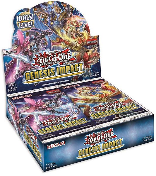 Yu-Gi-Oh! Genesis Impact Booster Display Box med 24 Pakker