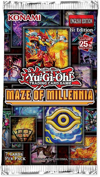 Yu-Gi-Oh Booster Pakke Maze Of Millennia - Lavpris!
