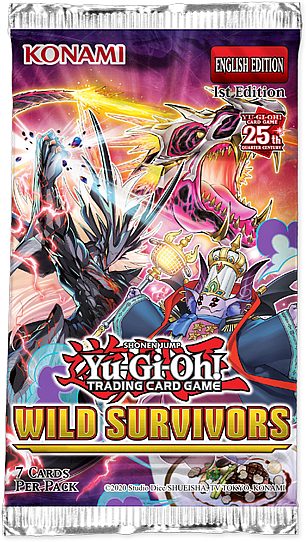 Yu-gi-oh Booster Pakke Wild Survivors Booster Pack