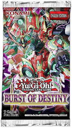 Yu-Gi-Oh Burst of Destiny Booster Pakke - Lavpris!