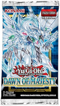 Yu-Gi-Oh Dawn Of Majesty Booster Pack - Fantastisk Tilbud!