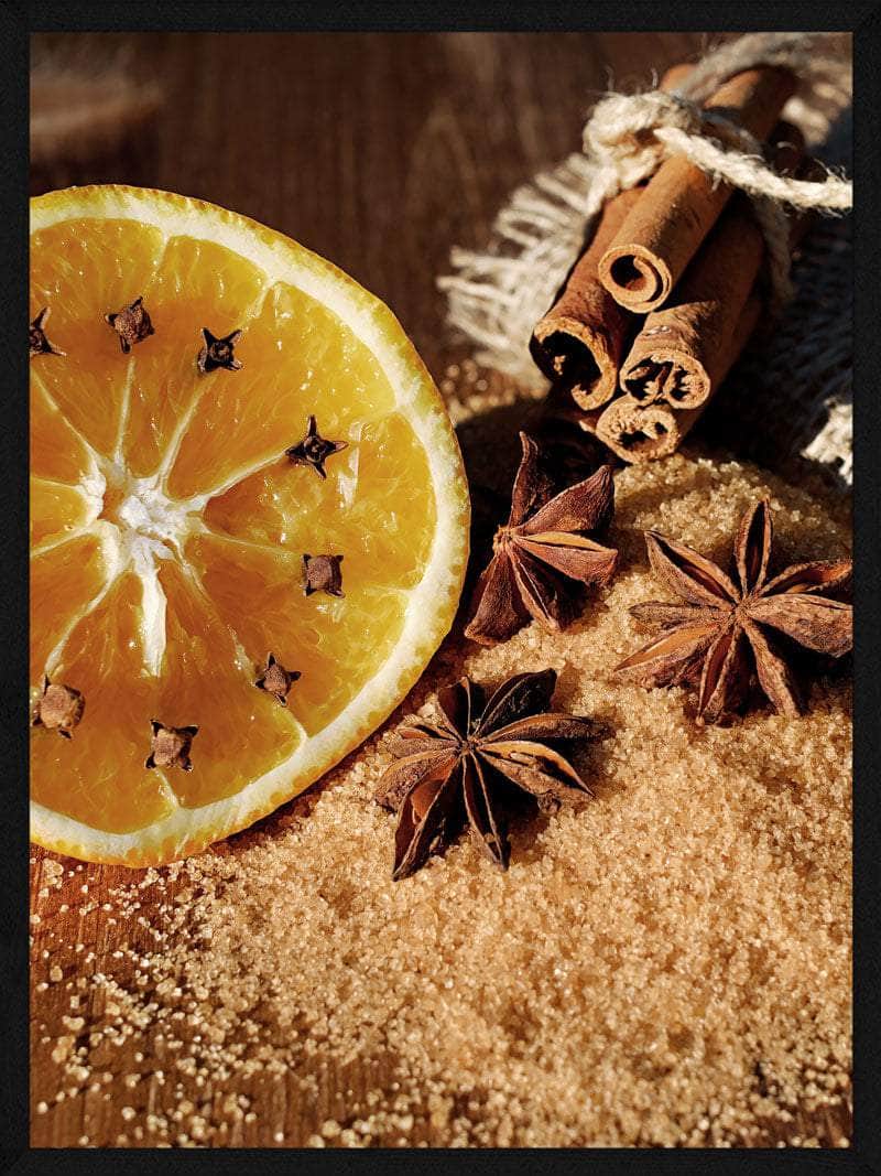 Juleplakat med Appelsin og Anis til Julestemning
