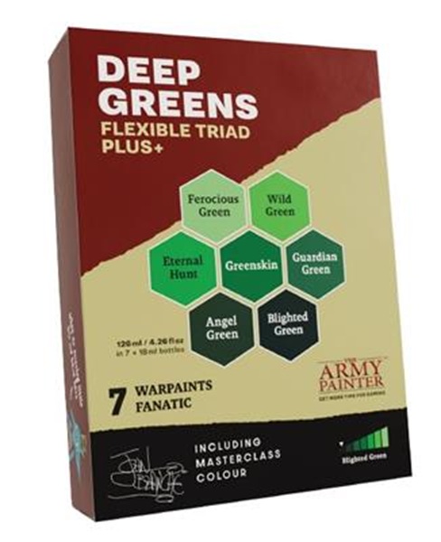 Army Painter Warpaints Fanatic: Deep Greens Triad Plus Wp8088p