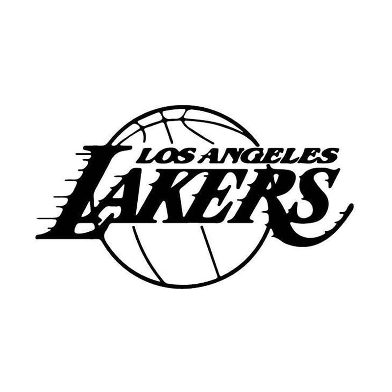 Los Angeles Lakers Vægklistermærke – Sporty Indretning
