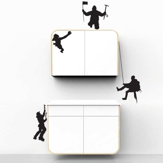 Inspirerende Bjergbestigere Wallsticker til Dit Hjem!