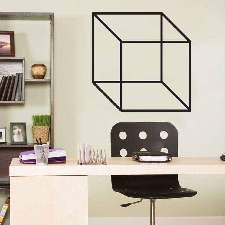 3D Terning Wallsticker – Unik dekoration til dit hjem!