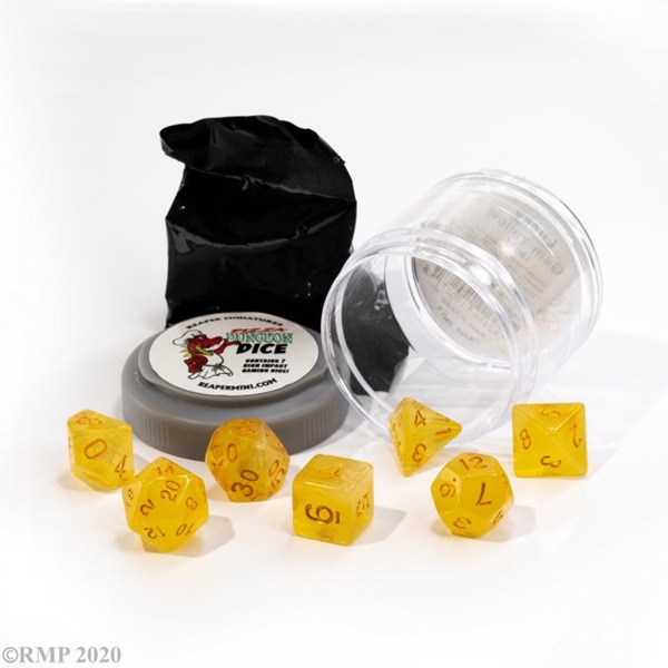 Terninger - Reaper Miniatures Pizza Dungeon Sæt med Figur