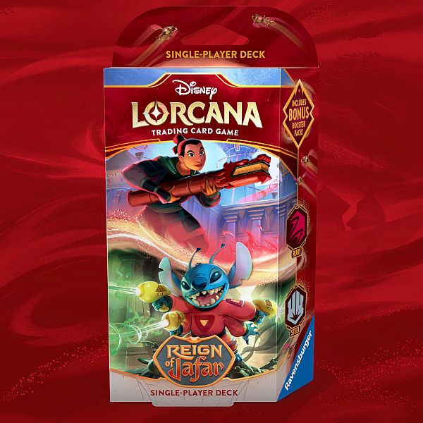 Disney Lorcana TCG: Reign Of Jafar Startpakke - Ruby Steel