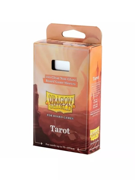 Dragon Shield Tarot Beskyttelsessleeves - Klare 100 Lommer