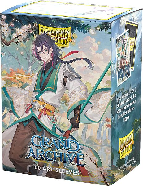Dragon Shield Deck Protectors Matte Art Sleeves: Grand Archive: Jin Fate Defiant 100 Lommer Dragonshield Sleeves At-16126