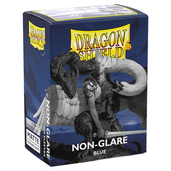 Dragon Shield Deck Protectors Matte Non-glare: Blue 100 Lommer Dragonshield Sleeves At-11823