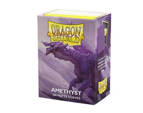 Dragon Shield Matte Ærmer: Amethyst 100 Lommer - Tilbud!