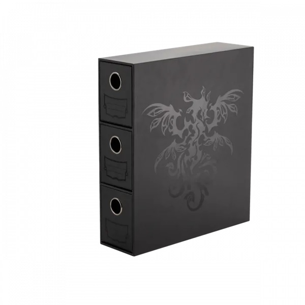 Dragon Shield Fortress Card Drawers: Black Dragonshield At-33700