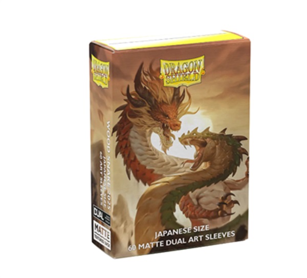 Dragon Shield Matte Dual Art Lommer - Wood Snake 2025