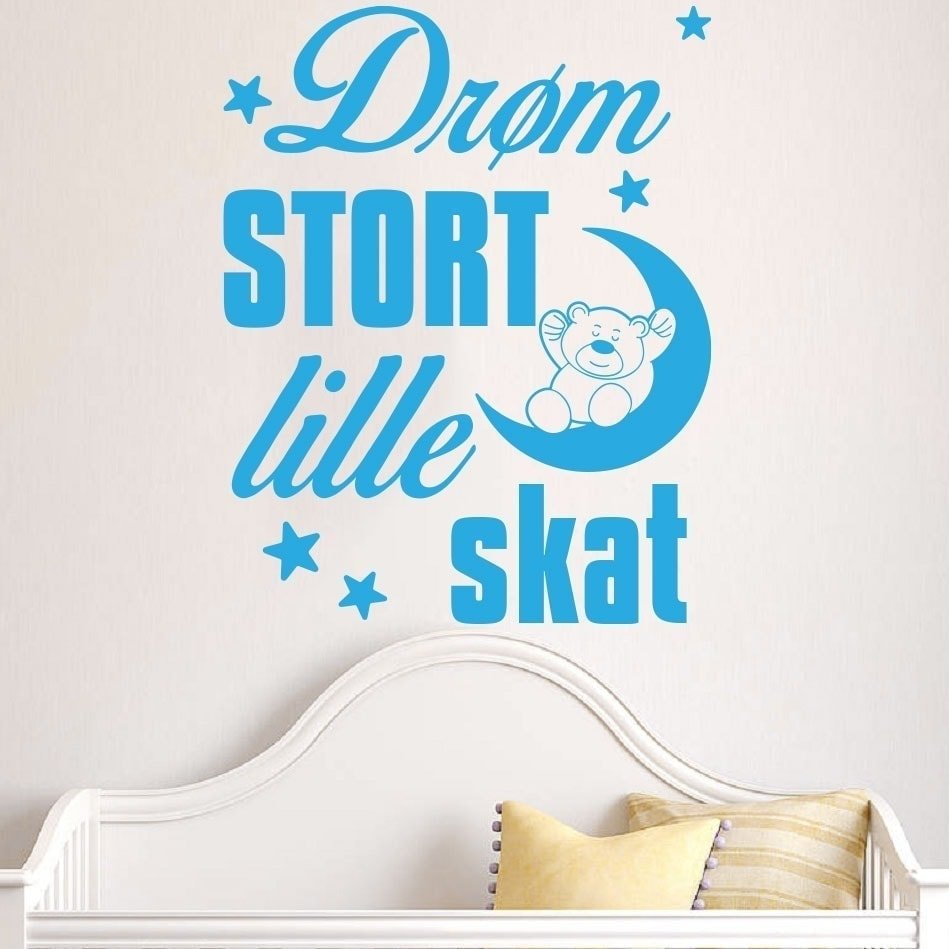 Personlig Navn Wallsticker til Børneværelset - Unik Dekor!
