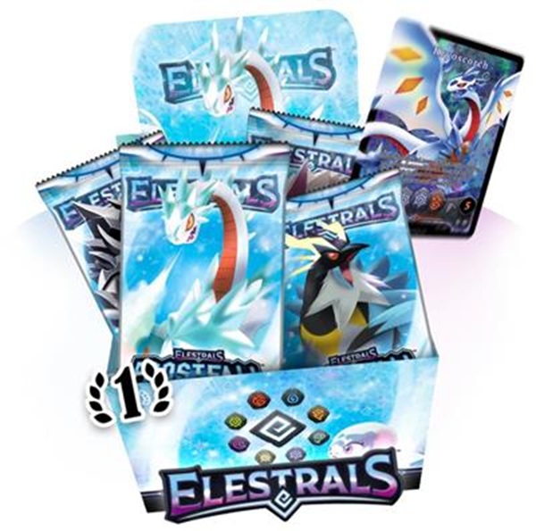 Elestrals Tcg: Frostfall Booster Display med 36 Pakker