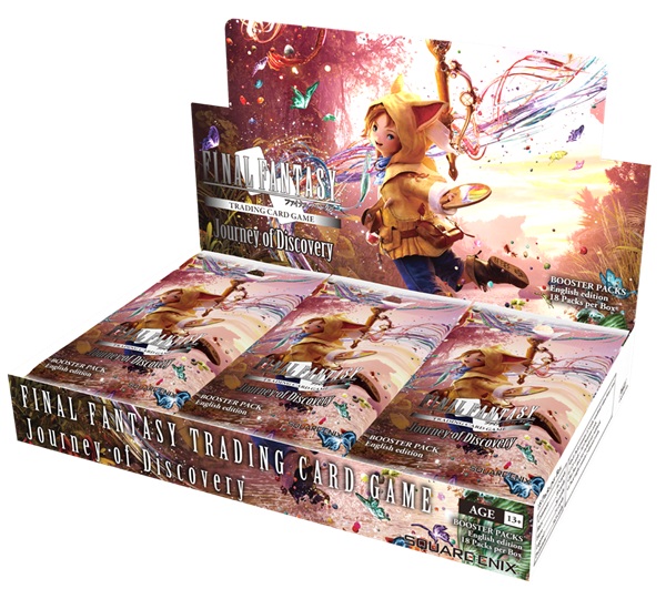 Final Fantasy Tcg Journey Of Discovery Booster Display Box Med 18 Pakker