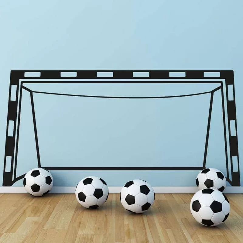 Fodboldmål Wallsticker til Børneværelset – Black Friday Tilbud!
