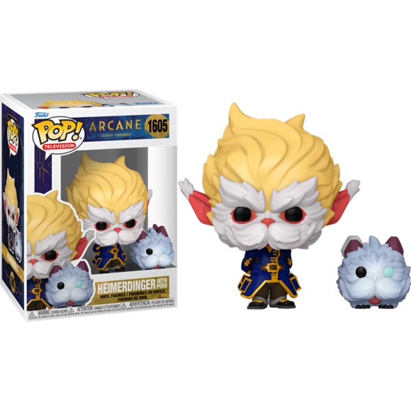 Funko Pop: Arcane League Of Legends Heimerdinger With Poro 1605 Games Vinyl Figure 9cm