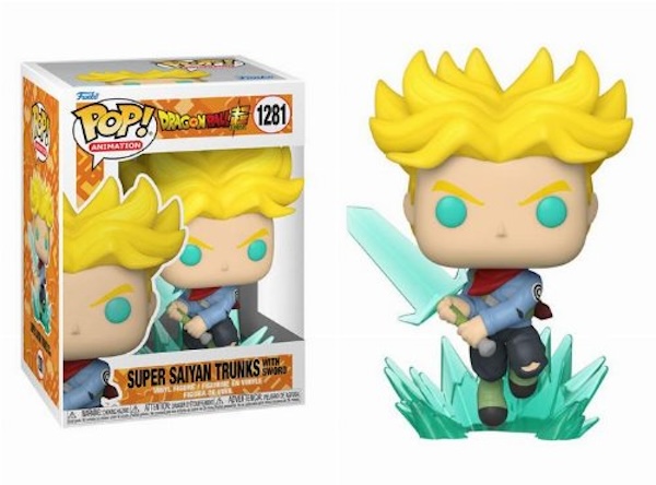 Funko Pop: Dragon Ball Super Super Saiyan Trunks With Sword 1281 Vinyl Figure 9cm