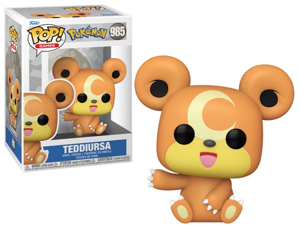 Funko Pop: Pokemon Teddiursa 985 Figure 9cm
